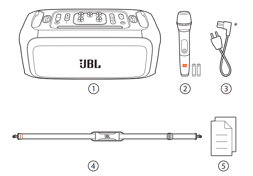 JBL PartyBox On-The-Go Essential Party Speaker 1