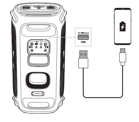 JBL Partybox 110 Portable Bluetooth Speaker 11