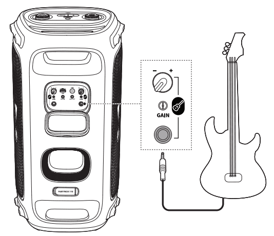 JBL Partybox 110 Portable Bluetooth Speaker 12