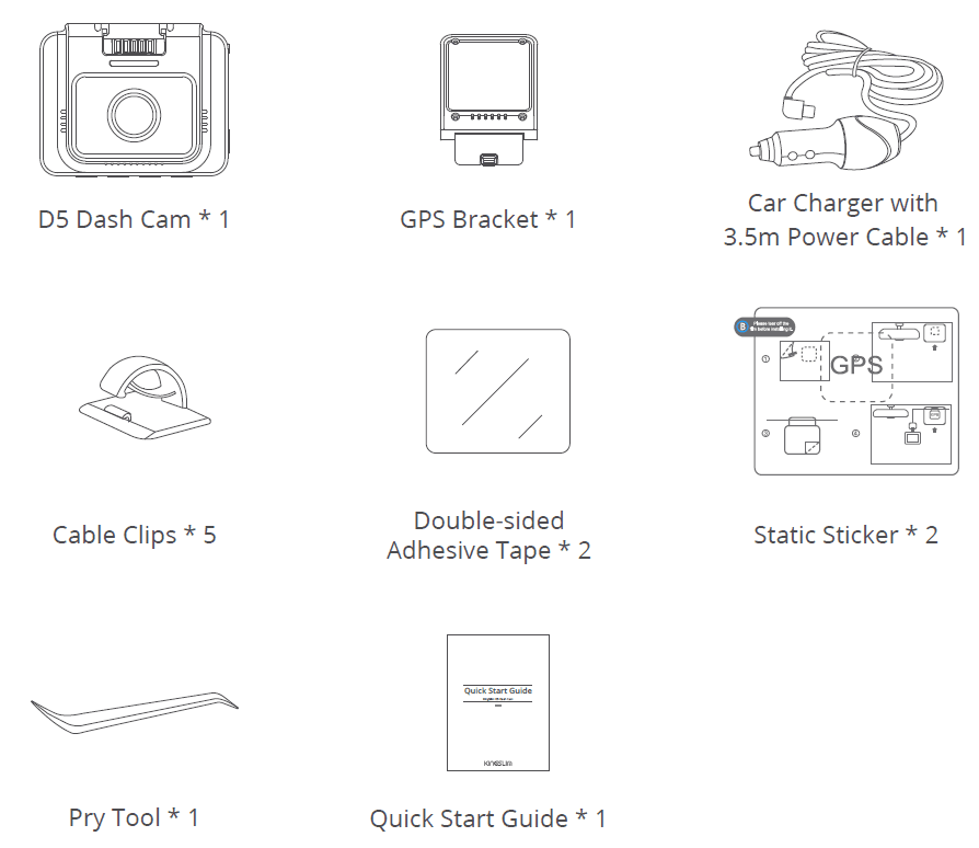 KingSlim D5 Dash Cam User Manual KingSlim D5 Dash Cam User Manual-1