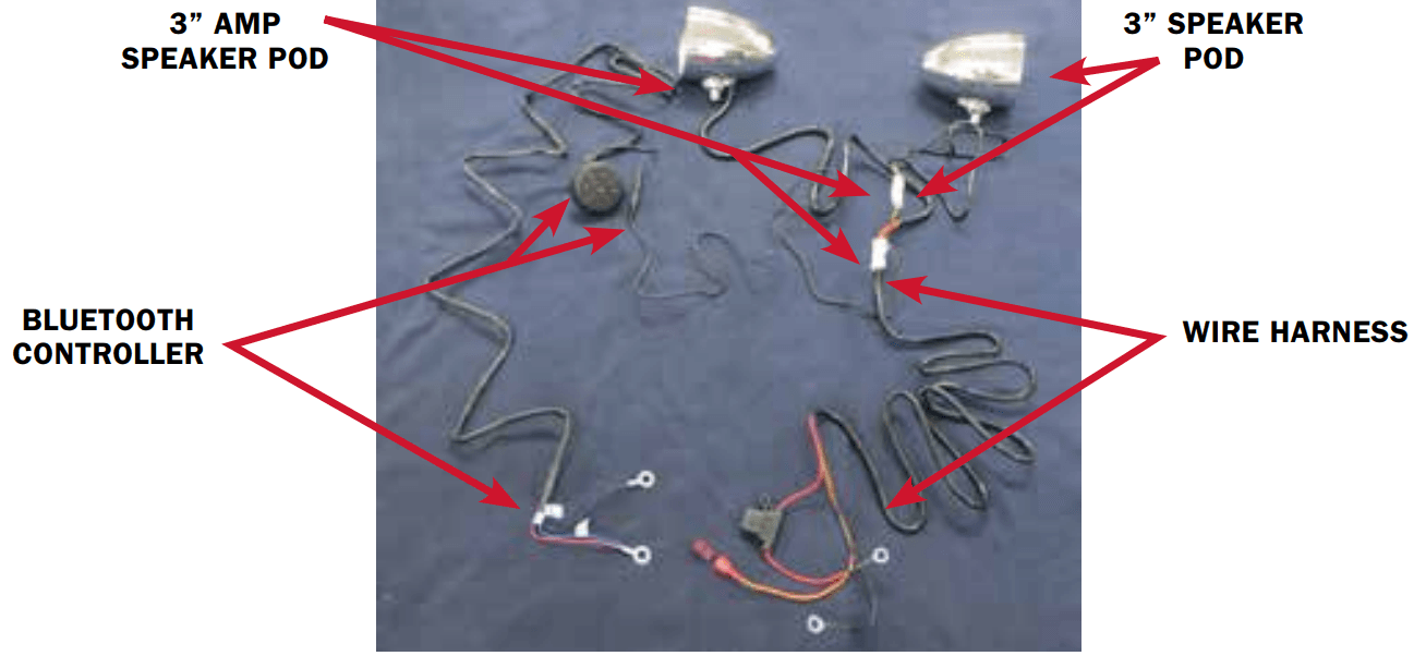 Kuryakyn 2713 MTX Road Thunder Motorcycle Speakers 15