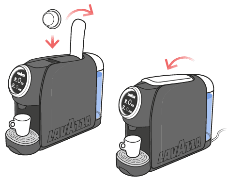 Lavazza LB 300 Classy Mini Single Serve Espresso Coffee Machine-6