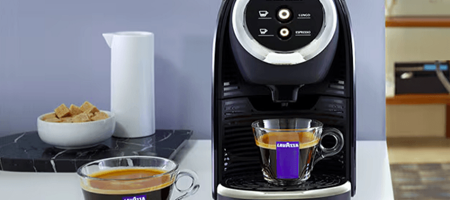 Lavazza LB 300 Classy Mini Single Serve Espresso Coffee Machine-feat