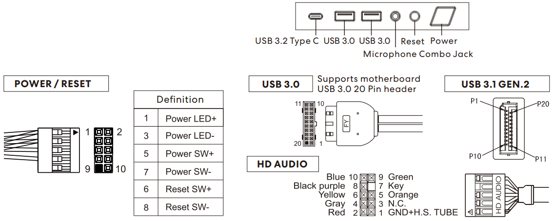 Lian Li Lancool 216 RGB Mid Tower Computer Case User Manual Lian Li Lancool 216 RGB Mid Tower Computer Case 8