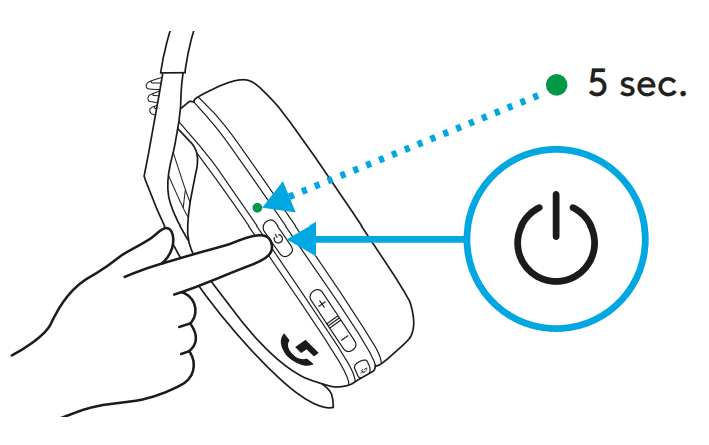 Logitech G435 Bluetooth Wireless Gaming Headset 15