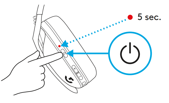 Logitech G435 Bluetooth Wireless Gaming Headset 16