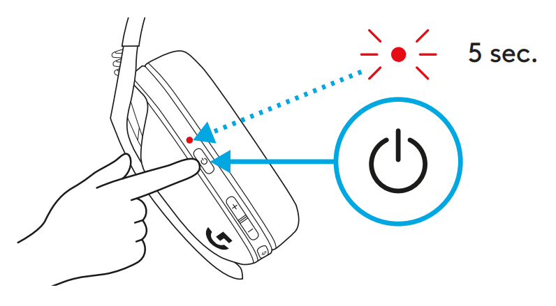 Logitech G435 Bluetooth Wireless Gaming Headset 17