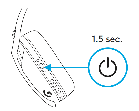 Logitech G435 Bluetooth Wireless Gaming Headset 2