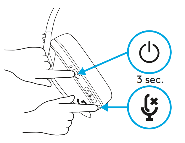 Logitech G435 Bluetooth Wireless Gaming Headset 4