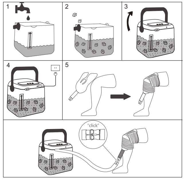 NEHOO WLC-01 Programmable Ice Cold Therapy System 3