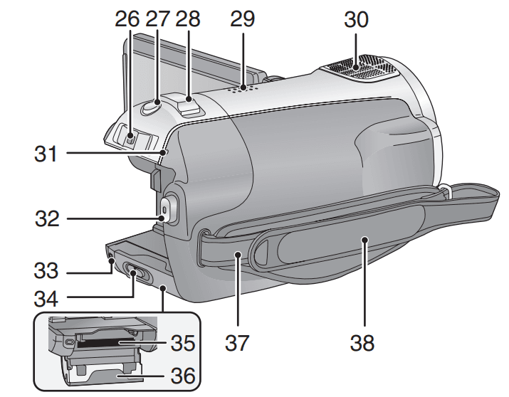 Panasonic HDC-SD9D Full HD Camcorder Instructions Manual Panasonic HDC-SD9D Full HD Camcorder 12
