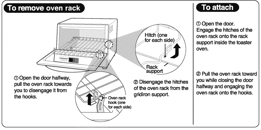 Panasonic NB-G110P Toaster Oven Operating Instructions Panasonic NB-G110P Toaster Oven 3
