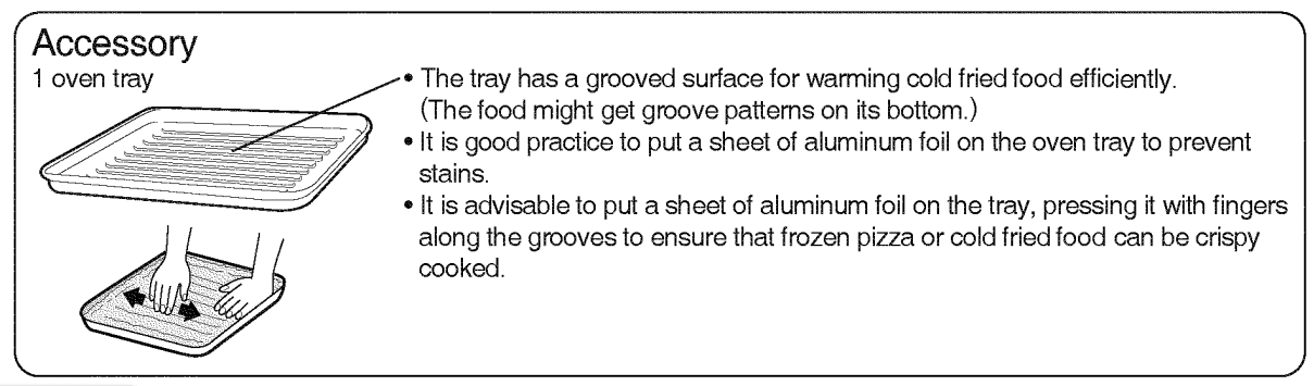 Panasonic NB-G110P Toaster Oven Operating Instructions Panasonic NB-G110P Toaster Oven 4