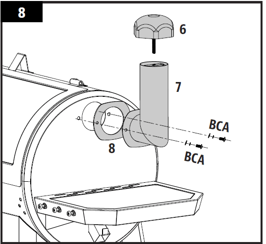 Pit Boss Grills Pro Series PB1150PS2 Wood Pellet Grill Smoker Instructions Manual-9