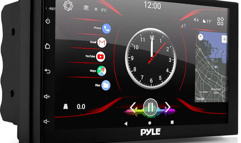 Pyle PLINTBL7 Double DIN Car Stereo Receiver-feat