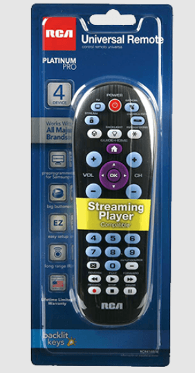 RCA RCR414BHE Universal Remote Control-Product