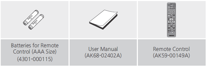 Samsung BD-H5900 3D Blu-ray DVD Disc Player User Manual-1