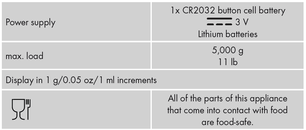 SilverCrest SKWG 5 A1 Kitchen Scale Operating 3