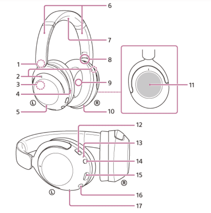 Sony WH-XB910N Extra BASS Noise Cancelling Headphones 8