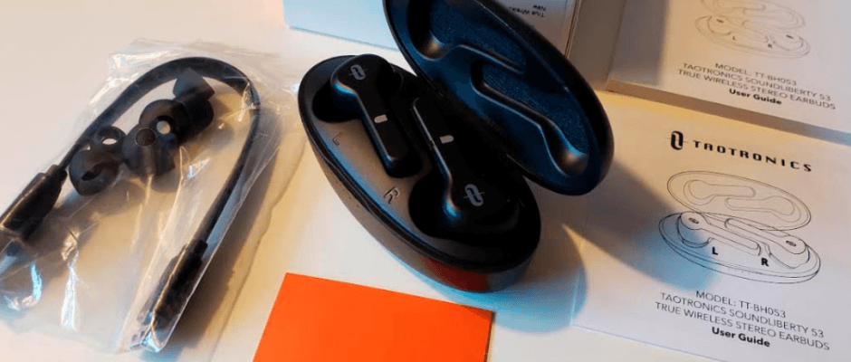 TaoTronics TT-BH053 SoundLiberty 53 Wireless Stereo Earbuds User Guide TaoTronics TT-BH053 SoundLiberty 53 Wireless Stereo Earbuds featured imag