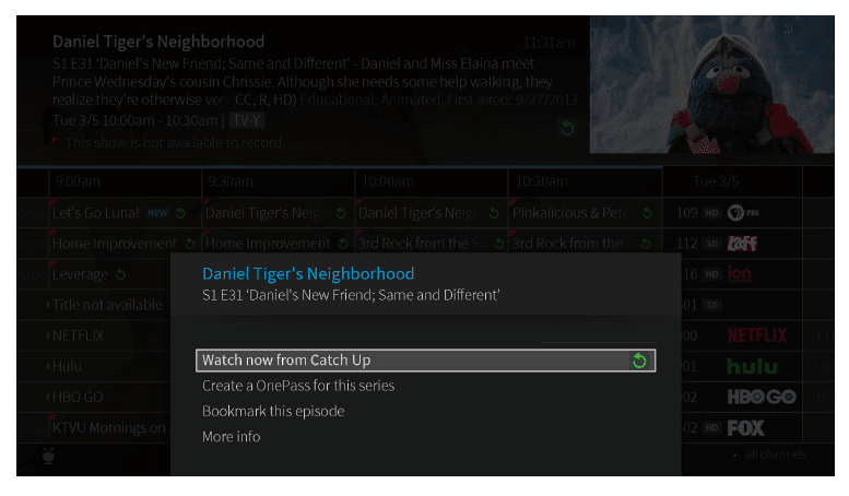 The Tivo Experience User Manual The Tivo Experience 10