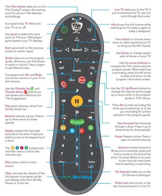 TiVo Blue Ridge Dream 9