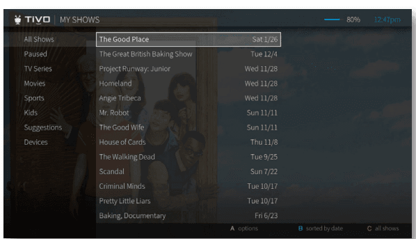 Tivo Blue Ridge Experience 5