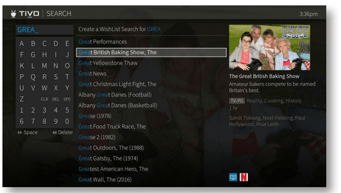 Tivo Blue Ridge Experience 6