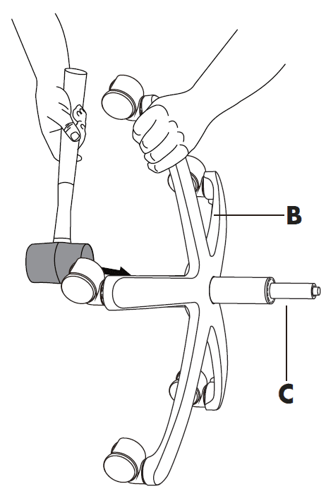 True Innovations SHAQUILLE O NEAL Nereus XXL Office Chair Assembly Instructions-13
