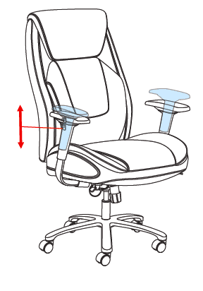 True Innovations SHAQUILLE O NEAL Nereus XXL Office Chair Assembly Instructions-17