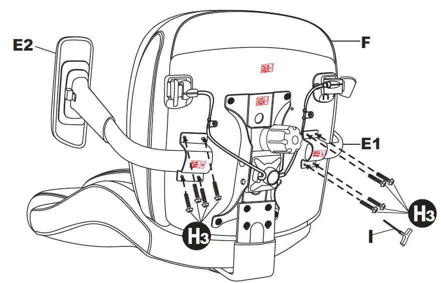 True Innovations SHAQUILLE O NEAL Nereus XXL Office Chair Assembly Instructions-9