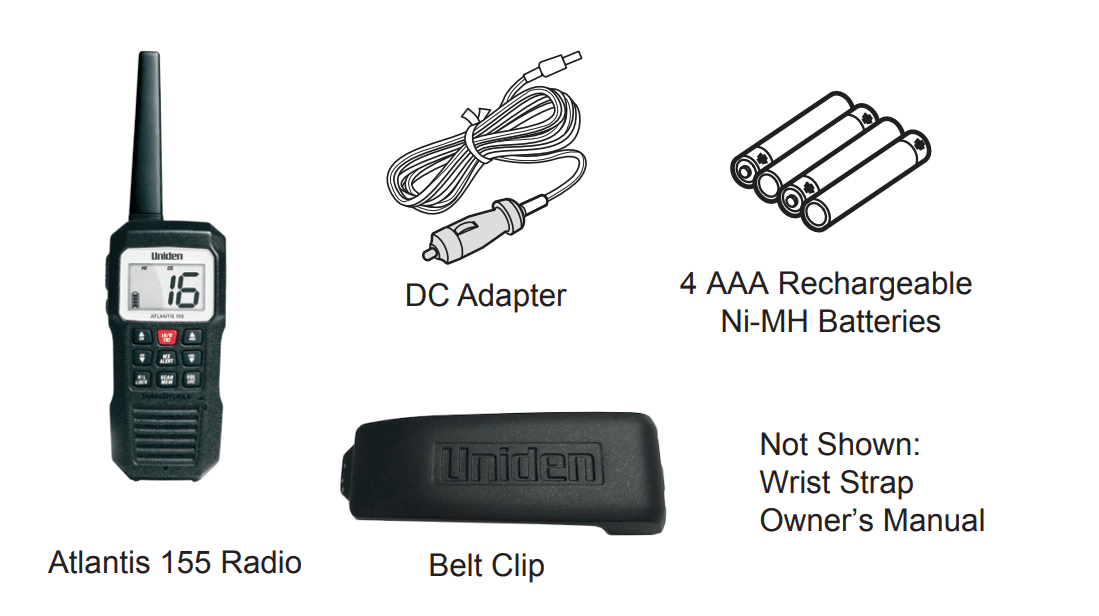 Uniden Atlantis 155 Marine VHF Radio 1