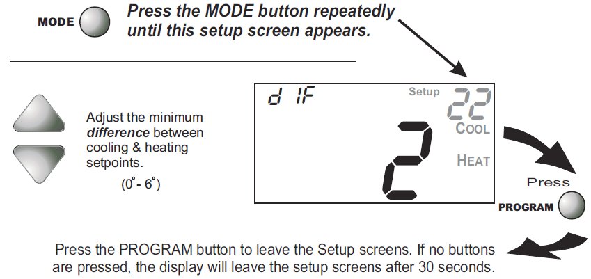 Venstar T2900 Slimline Commercial Digital Thermostat-14