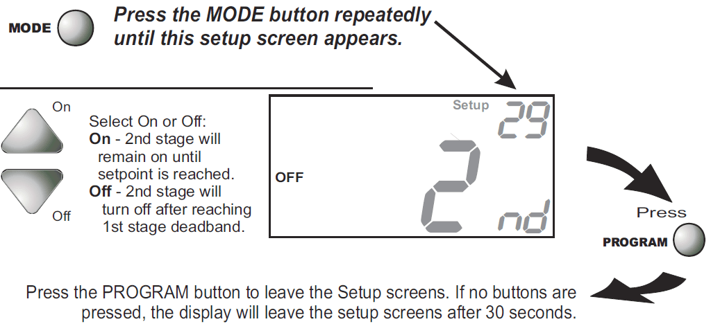 Venstar T2900 Slimline Commercial Digital Thermostat-15