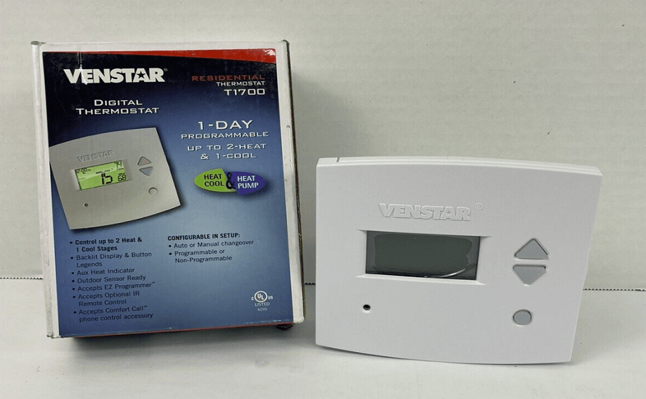 Venstar T2900 Slimline Commercial Digital Thermostat-feat