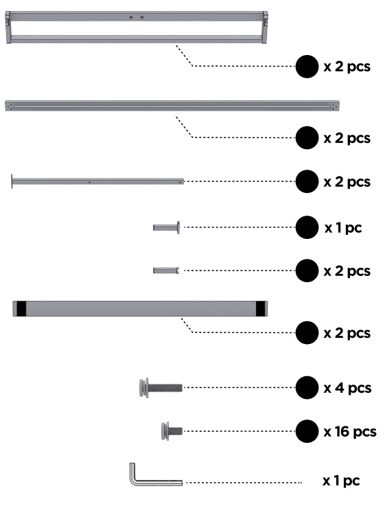 ZINUS Trisha 7 Inch Metal Platform Bed Frame Installation Instructions-2