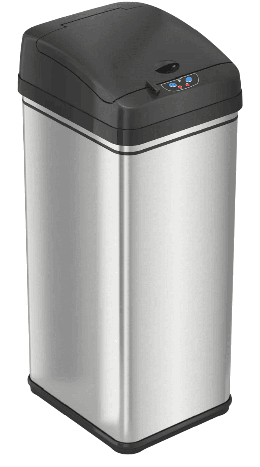 iTouchless DZT13P Sensor Trash Can with Deodorizer-main