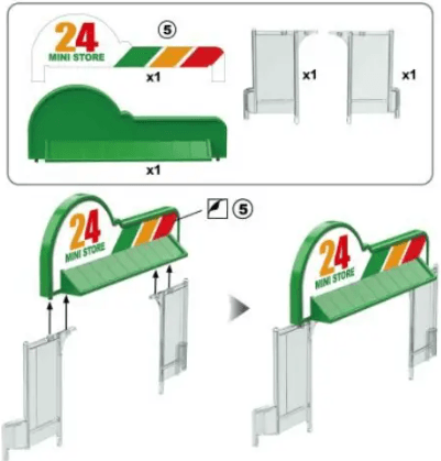 5 Surprise Mini Brands 556 Mini Convenience Store Playset Installation Guide 5 Surprise Mini Brands 556 Mini Convenience Store Playset-4