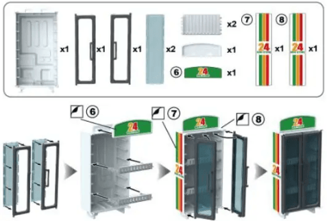 5 Surprise Mini Brands 556 Mini Convenience Store Playset Installation Guide 5 Surprise Mini Brands 556 Mini Convenience Store Playset-8