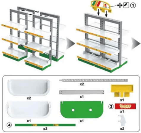5 Surprise Mini Brands 556 Mini Convenience Store Playset Installation Guide 5 Surprise Mini Brands 556 Mini Convenience Store Playset-asssembling 2