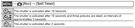 self timer