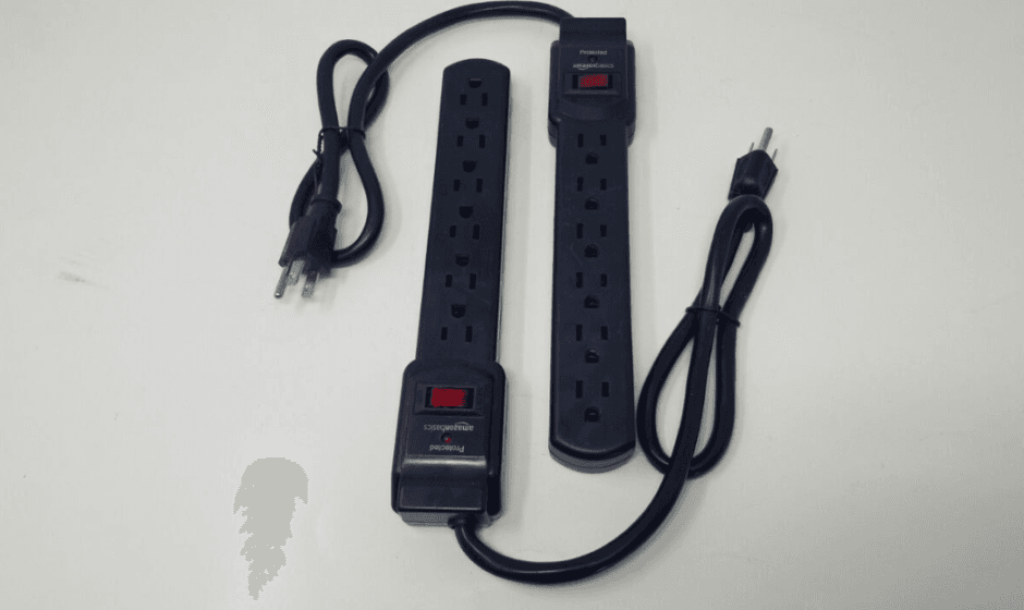 Amazon Basics 160103 6-Outlet Surge Protector Power Strip User Guide Amazon Basics 160103 6-Outlet Surge Protector Power Strip User Guide-feat