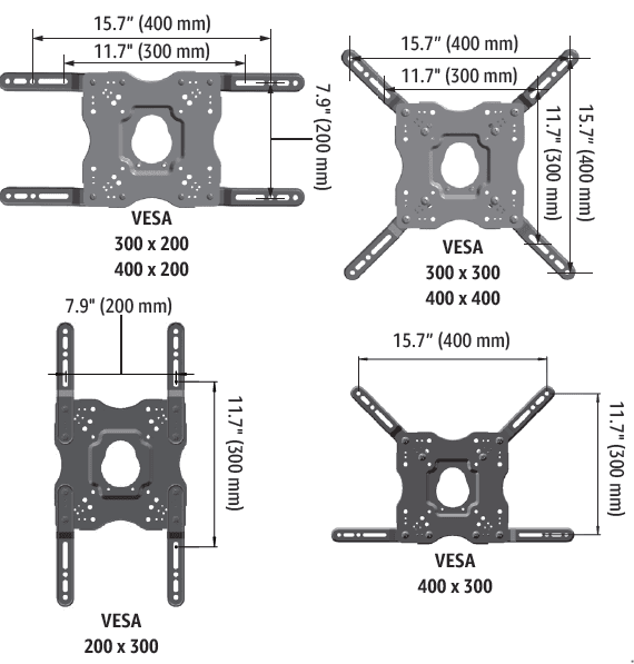 Amazon Basics Full Motion Articulating TV Wall Mount User Guide Amazon Basics Full Motion Articulating TV Wall Mount User Guide-21