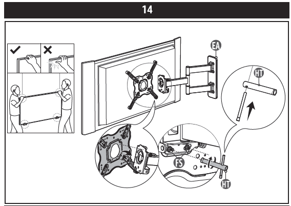 Amazon Basics Full Motion Articulating TV Wall Mount User Guide Amazon Basics Full Motion Articulating TV Wall Mount User Guide-24