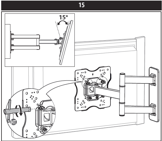 Amazon Basics Full Motion Articulating TV Wall Mount User Guide Amazon Basics Full Motion Articulating TV Wall Mount User Guide-25