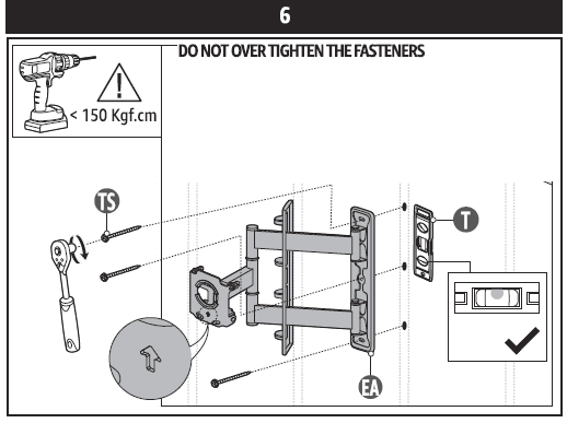 Amazon Basics Full Motion Articulating TV Wall Mount User Guide Amazon Basics Full Motion Articulating TV Wall Mount User Guide-29