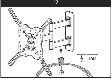 Amazon Basics Full Motion Articulating TV Wall Mount User Guide Amazon Basics Full Motion Articulating TV Wall Mount User Guide-33