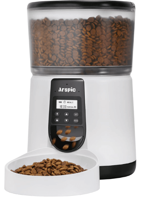Arspic AP-DAF033 Automatic Cat Food Dispenser Pet Feeder-product
