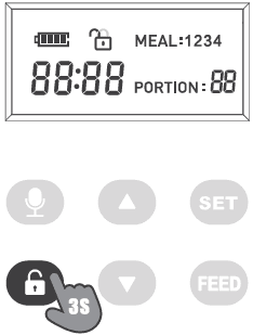 Arspic AP-DAF033 Automatic Cat Food Dispenser Pet Feeder-step 1