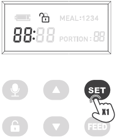 Arspic AP-DAF033 Automatic Cat Food Dispenser Pet Feeder-step 2